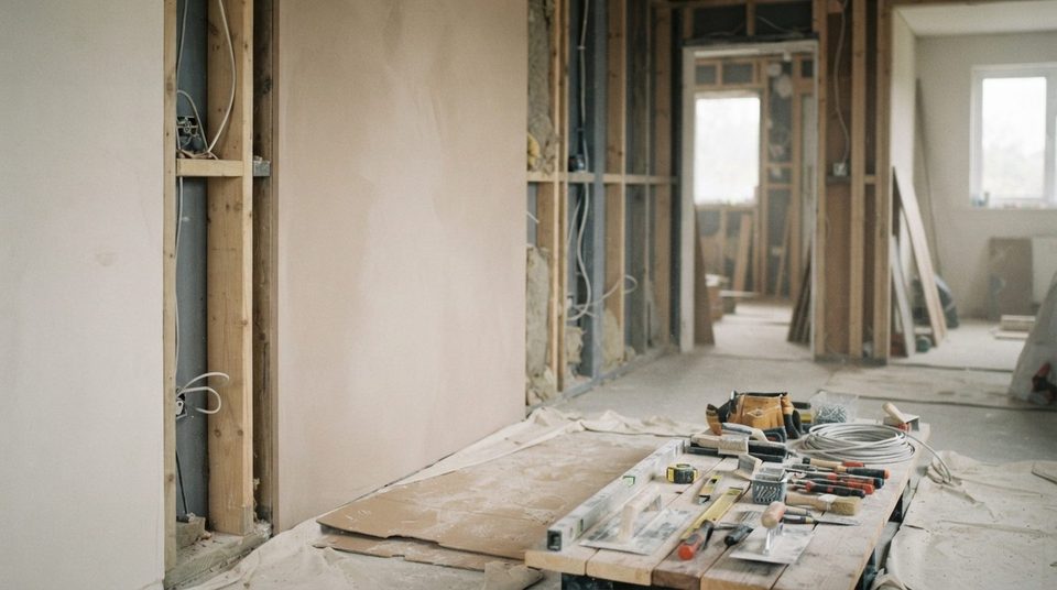 Stemningsbillede til guiden: Rækkefølgen på fagene i en renovering: hvem skal være færdig, før den næste kan…